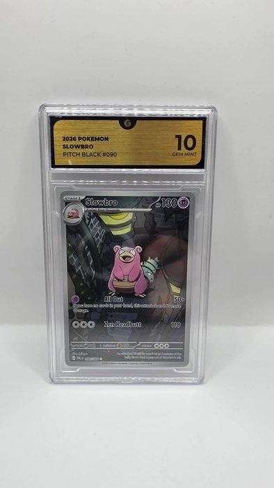 Pokémon - 1 Graded card - Slowbro #090 Foil, Limited edition, Hobby en Vrije tijd, Verzamelkaartspellen | Pokémon