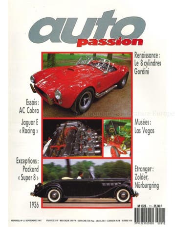 1987 AUTO PASSION TIJDSCHRIFT 11 FRANS, Nieuw, Author