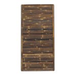Bamboe schutting Stripe - 90 x 180 cm - Donker - Horizontale, Verzenden, Nieuw