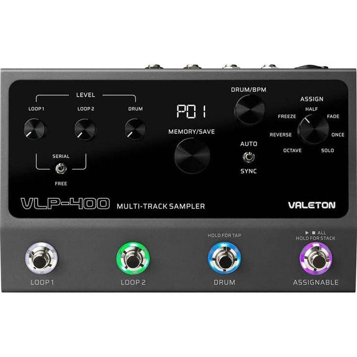 Valeton VLP-400 Multi-track looper & drum patterns, Muziek en Instrumenten, Effecten, Nieuw, Ophalen of Verzenden