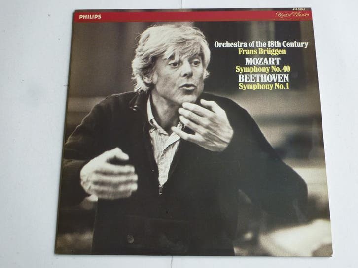 Mozart - Symphony 40 / Frans Brüggen (LP), Cd's en Dvd's, Vinyl | Klassiek, Zo goed als nieuw, Verzenden