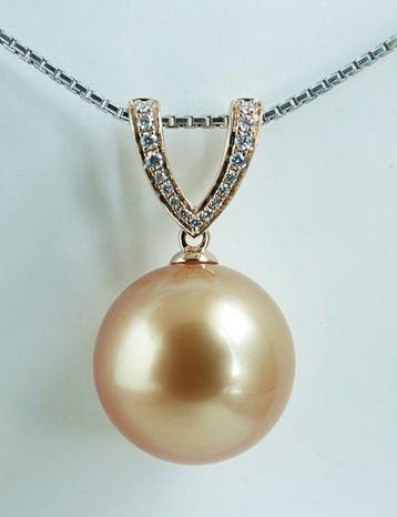 Zonder minimumprijs - Hanger - 18 kt. Geelgoud - 24K