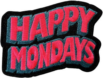 Happy Mondays - Wavy Logo - Patch, Ophalen of Verzenden, Nieuw, Kleding