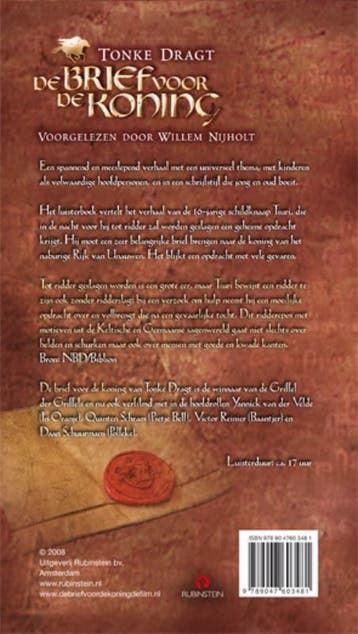 Brief voor de koning luisterboek filmeditie 9789047603481, Boeken, Literatuur, Verzenden, Gelezen, Tonke Dragt