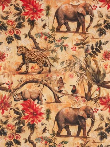 Gratis verzending! TexStilArt - SAFARI MAJESTY - Exclusieve