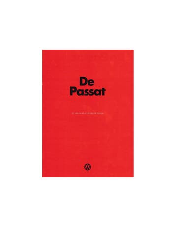 1975 VOLKSWAGEN PASSAT BROCHURE NEDERLANDS, Nieuw, Volkswagen, Author