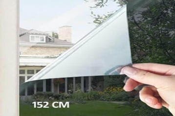 Raamfolie | Zon | Zicht | Privacy | Warmtewerend Glasfolie, Verzenden, Nieuw