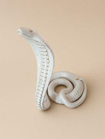 Ahura - Tommaso Barbi - Beeld, Cobra - 47 cm - geglazuurd