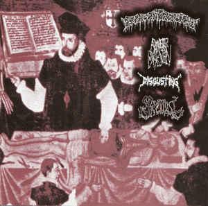 cd - Feculent Goretomb - 4-Way Split CD, Cd's en Dvd's, Cd's | Overige Cd's, Zo goed als nieuw, Verzenden
