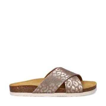 Nelson slippers voor dames in het Bruin, Slippers, Bruin, Verzenden, Nieuw