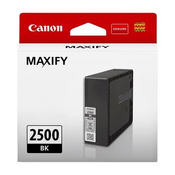 Canon PGI-2500BK inktcartridge zwart (origineel), Verzenden, Nieuw, Cartridge, Canon