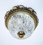 Plafondlamp - Messing, Kristal