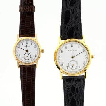 Certina - His & Hers Double Set - Vintage Swiss Couple Watch, Nieuw