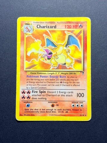 Pokémon - 1 Card - Charizard 3/110 - Non-Holo Rare -, Nieuw