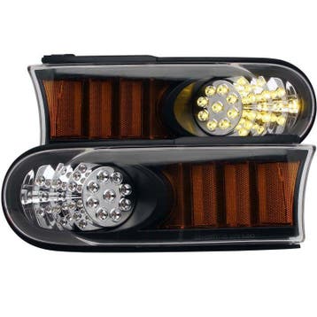 ANZO 2007-2013 Toyota Fj Cruiser LED Parking Lights Black w/, Ophalen of Verzenden, Nieuw
