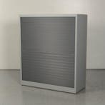 Roldeurkast Kinnarps - Aluminium - 138 x 120 x 45 cm - Incl., Huis en Inrichting, Kasten | Roldeurkasten en Archiefkasten, Ophalen of Verzenden