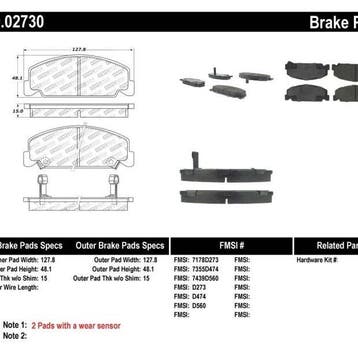 StopTech Performance 93-00 Honda Civic DX w/ Rr Drum Brakes, Ophalen of Verzenden, Nieuw