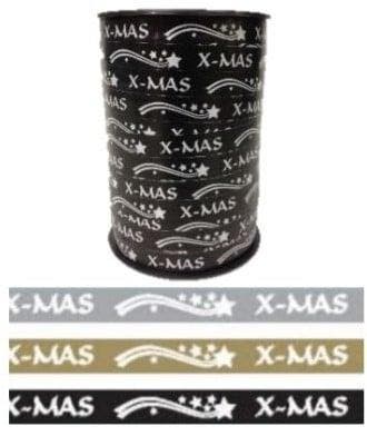 Krullint Cadeaulint X-mas Zwart 10 mm rol 250 meter, Ophalen of Verzenden, Nieuw