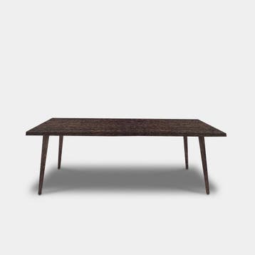 Tafel Boomstam Eikenhout  Konisch  220x100, Huis en Inrichting, Tafels | Eettafels, Nieuw