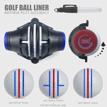 360° Golf Bal Markering Tool: Verbeter Putt Nauwkeurigheid m, Verzenden, Nieuw