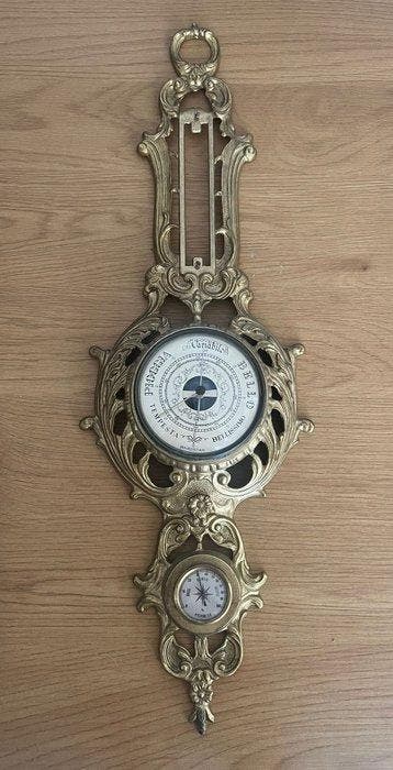 Barostar Contra-barometer - Messing, Glas - Messing