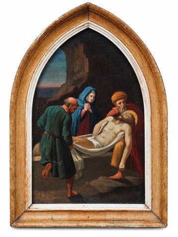 École italienne (XVIII-XIX) - Le Transport du Christ au