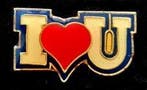 I love you pin, Verzamelen, Speldjes, Pins en Buttons, Verzenden, Nieuw, Speldje of Pin