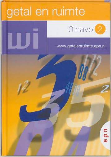 Getal en ruimte 3 Havo 2 druk 1 9789011081949, Zo goed als nieuw