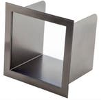Los inzetstuk voor inbouw reserverolhouder gun metal, Doe-het-zelf en Verbouw, Sanitair, Ophalen of Verzenden, Nieuw, Rvs, Toilet
