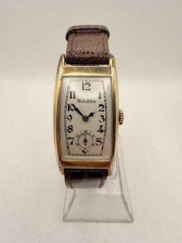 Bulova - Art Deco Tank – 10K Rolled Gold - Zonder, Nieuw