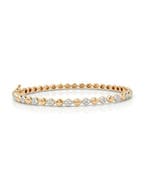Armband - 14 karaat Geel goud - 0.37ct. tw. Diamant, Nieuw