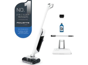 Rowenta -   X-clean 12 - 2-in-1 Vloerreiniger Wit, Verzenden, Nieuw, Reservoir, Minder dan 1200 watt