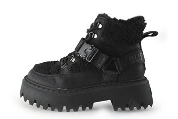 Buffalo Veterboots in maat 39 Zwart, Verzenden, Zwart, Overige typen, Zo goed als nieuw