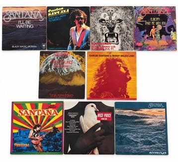 Santana - Carlos Santana – 4 Albums + 5 Original 7” Singles, Cd's en Dvd's, Nieuw in verpakking