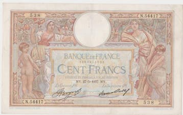 France Frankreich F 24/16 100 Francs Luc Olivier Merson 2..., Postzegels en Munten, Bankbiljetten | Europa | Niet-Eurobiljetten