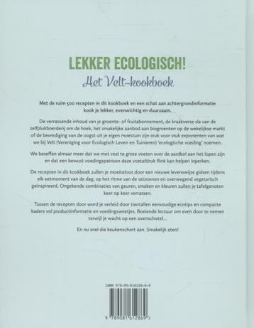 Lekker ecologisch! 9789081612869 Luk Naets, Boeken, Verzenden, Gelezen, Luk Naets