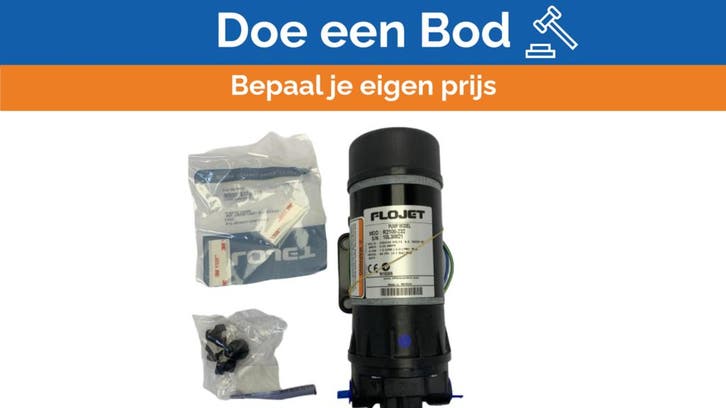 Bieden: Flojet Diaphragm Liquid pump 230V 6L/min, Watersport en Boten, Bootonderdelen, Kombuis en Sanitair, Nieuw, Zeilboot of Motorboot