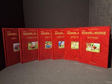 Klein Suske en Wiske - Luxe Fluwelen HC - 6 Album - Beperkte, Nieuw