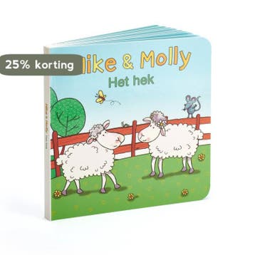 Mike en Molly - Kartonboekje - Het Hek - Mike & Molly, Boeken, Verzenden, Gelezen, Mike & Molly