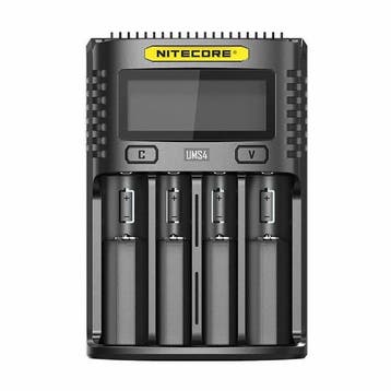 Nitecore UMS4 USB Oplader voor Li-ion / LiFePO4, origineel, Verzenden, Nieuw
