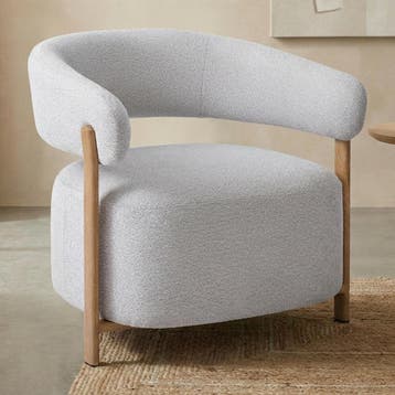 *WOONWINKEL* Fauteuil Met Ronde Rugleuning, Verzenden, Nieuw, Stof