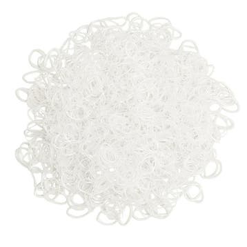 Fako Fashion - 1000x Transparante Mini Elastiekjes - Meisjes, Verzenden, Nieuw