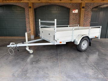 Anssems aluminium aanhanger ongeremd 251x130cm, Nieuw