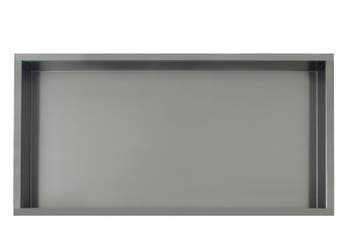 Sani Royal Inbouwnis Gun Metal Geborsteld 30x60x7, Nieuw