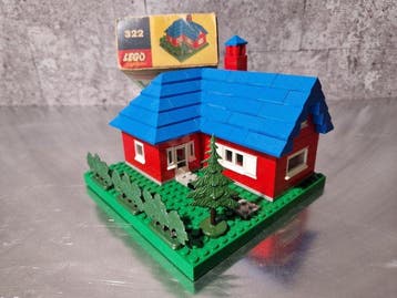 Lego Set - 322 - Classic - 322 Small House, Nieuw