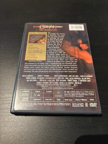 DVD Conan The Barbarian - Gesigneerd!, Ophalen of Verzenden, Nieuw, Film, Overige typen