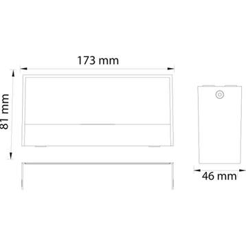 LED Tuinverlichting - Tuinlamp - Andina UP en DOWN - Wand -, Kunststof, Nieuw, Ophalen of Verzenden, Hanglamp