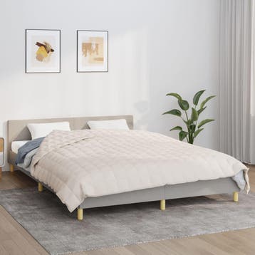 vidaXL Verzwaringsdeken 200x220 cm 9 kg stof, Verzenden, Nieuw