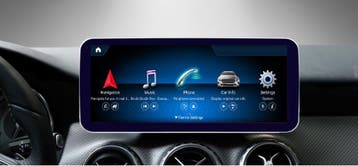 Navigatie Mercedes CLA carkit touchscreen carplay android 15, Ophalen of Verzenden, Nieuw