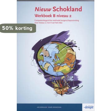 Nieuw Schokland Werkboek B niveau 2 - J. Verwijlen, Boeken, Verzenden, Zo goed als nieuw, J. Verwijlen